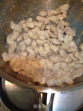 小炒蚕豆鸡丁的做法步骤：5