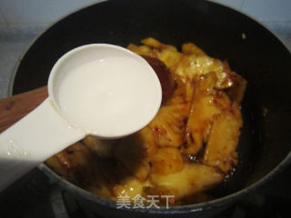 焦糖菠萝翻转蛋糕的做法步骤：6