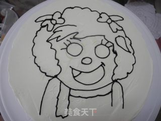 美羊羊蛋糕的做法步骤：9
