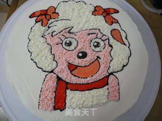 美羊羊蛋糕的做法步骤：12