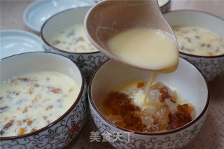 桃胶雪莲子牛奶炖蛋——特别的蛋奶冻蛋奶羹的做法步骤：6