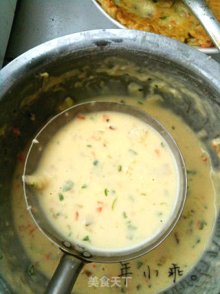 胡萝卜蔬菜鸡蛋饼的做法步骤：8