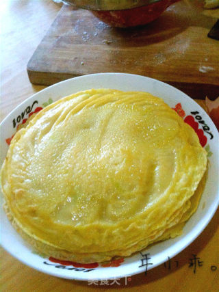 胡萝卜蔬菜鸡蛋饼的做法步骤：11