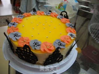 雏菊慕斯的做法步骤：25