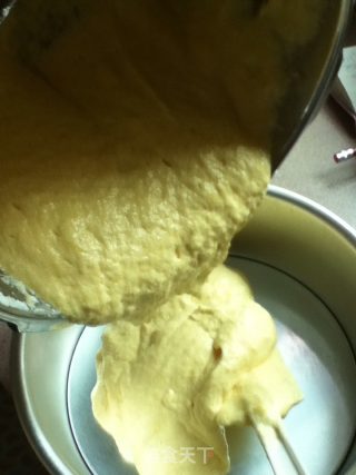 南瓜戚风蛋糕的做法步骤：10
