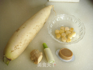 白玉干贝的做法步骤：1