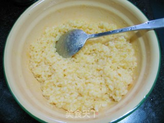 金包银炒饭的做法步骤：1