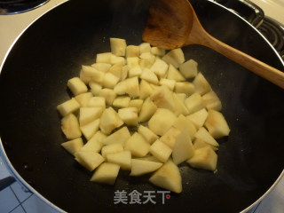清香苹果炒排骨的做法步骤：7