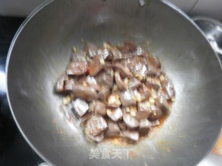 泡菜烧鸡血旺的做法步骤：5
