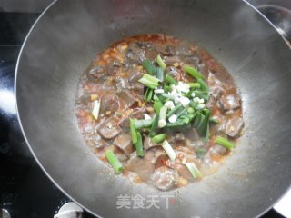 泡菜烧鸡血旺的做法步骤：6