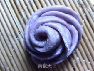 紫暑花卷的做法步骤：3