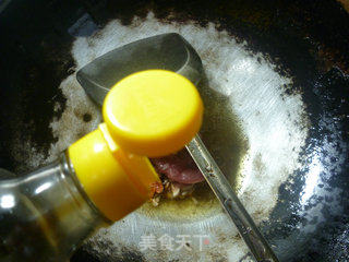 青椒里脊肉炒笋尖的做法步骤：6