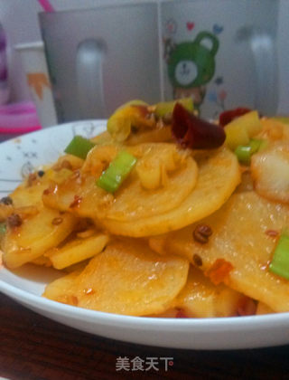 麻辣土豆片的做法步骤：7