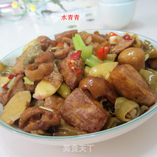 香芋咸辣大肠的做法步骤：14