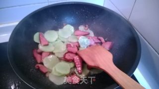 莴笋腊肉的做法步骤：7