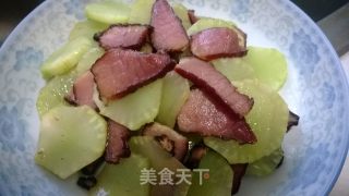 莴笋腊肉的做法步骤：8