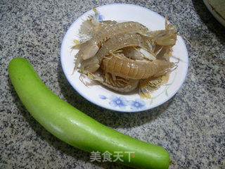 虾蛄夜开花汤的做法步骤：1