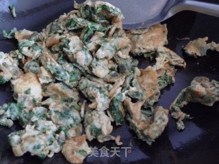 香椿炒鸡蛋的做法步骤：6