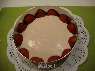 草莓乳酪慕斯蛋糕的做法步骤：19