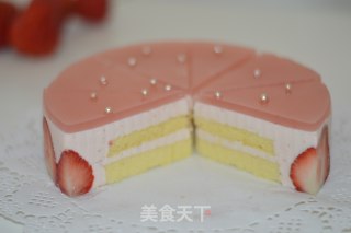 草莓乳酪慕斯蛋糕的做法步骤：28