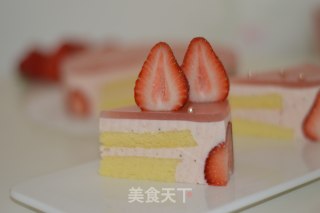 草莓乳酪慕斯蛋糕的做法步骤：29