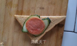 自制三明治的做法步骤：5