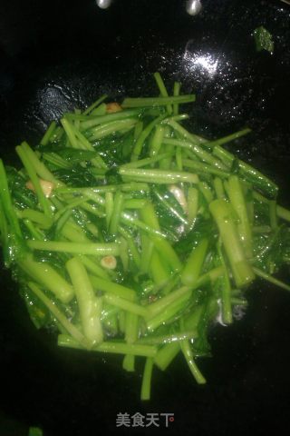 炒油菜的做法步骤：6