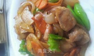 滑溜鸡块鸡腿肉的做法步骤：7