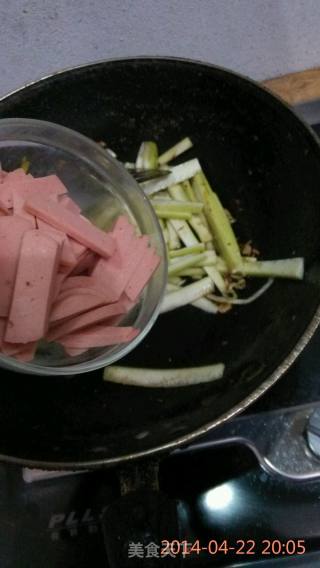 丝瓜火腿汤的做法步骤：4