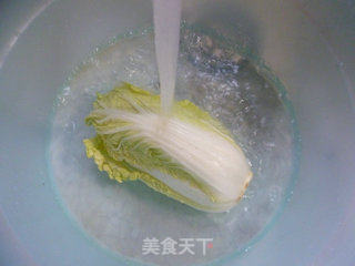 娃娃菜炒猪肝的做法步骤：2