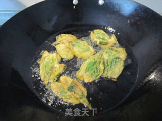 感受春天的味道--香炸薄荷的做法步骤：8