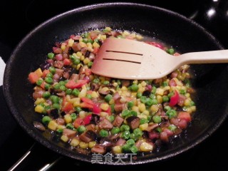 彩丁铺茄子的做法步骤：12