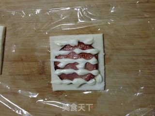 火腿吐司卷的做法步骤：5