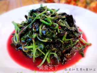 蒜泥红苋菜的做法步骤：4