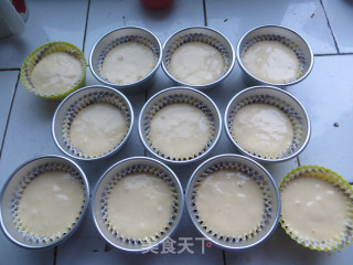 【玉米发糕】可当零食吃的小发糕的做法步骤：6
