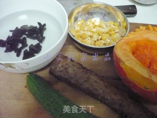 五彩山药丁的做法步骤：1