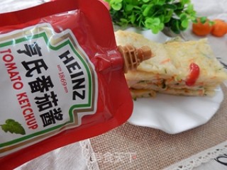 蔬菜米饭饼的做法步骤：10