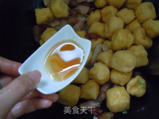 油炸豆腐的变身---豆腐干炒肉片的做法步骤：7