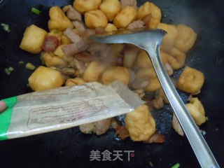 油炸豆腐的变身---豆腐干炒肉片的做法步骤：10
