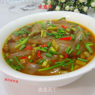 咸鲜蘑芋豆腐汤的做法步骤：9