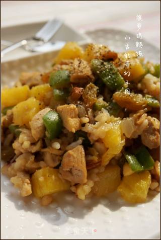 菠萝鸡腿饭的做法步骤：17