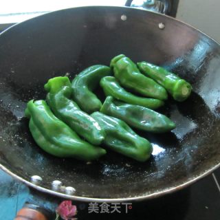 煎辣椒烧豆腐丝的做法步骤：5