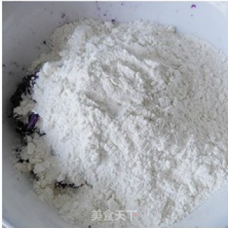 【紫薯馒头】----为馒头添色添彩的做法步骤：3