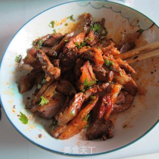 孜然羊肉的做法步骤：6
