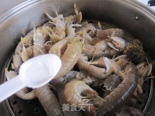 清蒸虾爬的做法步骤：3