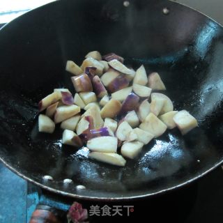 板粟烧茄子的做法步骤：4