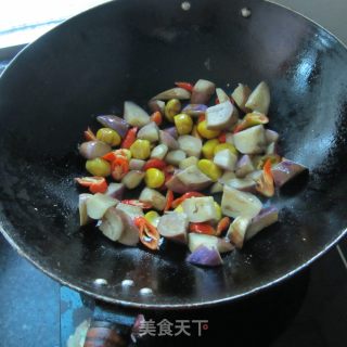板粟烧茄子的做法步骤：7