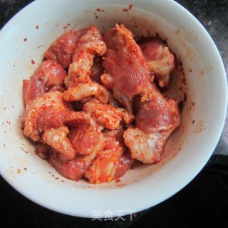 糯米粽叶肉的做法步骤：2