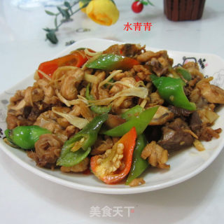 姜丝子鸡的做法步骤：9