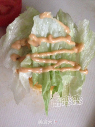 鸡肉汉堡的做法步骤：8
